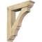 Ekena Millwork Balboa Traditional Rough Sawn Bracket w/ Offset Brace, Douglas Fir, 6"W x 24"D x 28"H BKT0604X24X28BOA01RDF - alternate 1